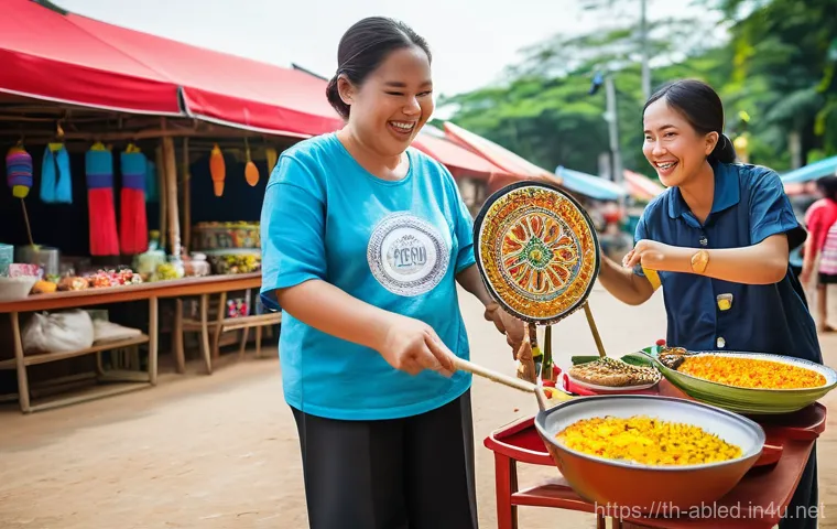 장애인상담사 자격증 취득 후 커리어 - **Prompt:** In a brightly lit, contemporary vocational training center in Thailand, a professional f...